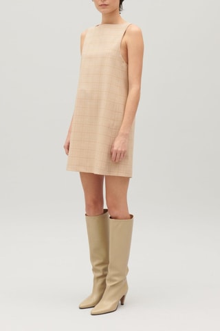 Wollen Trapeziumurk Beige