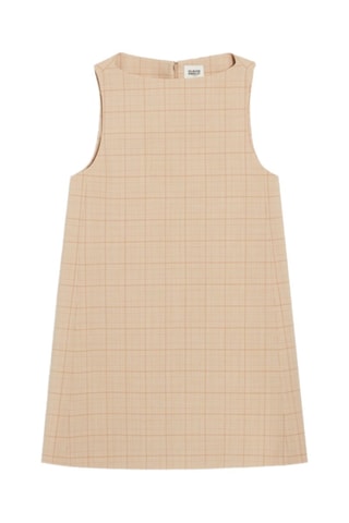 Wollen Trapeziumurk Beige