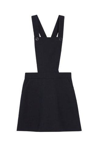 Wollen Tuinjurk - Marineblauw