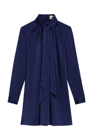 Trapezium Jurk - Indigoblauw