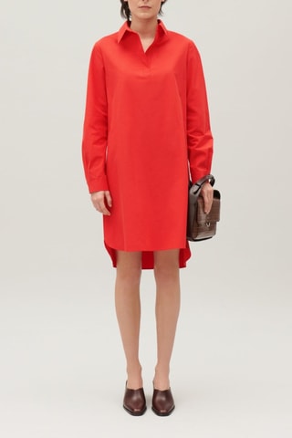 Rechte Jurk - Rood