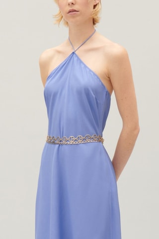 Trapezium Jurk - Blauw