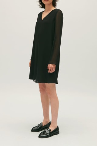 Trapezium Jurk - Zwart