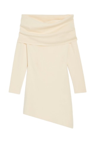 Trui-jurk - Crèmekleurig