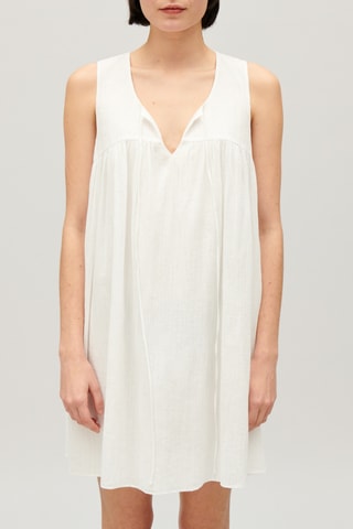 Trapeziumjurk - Ecru