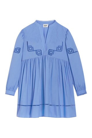 Korte Babydoll Jurk Blauw