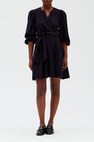 Wikkeljurk Marineblauw