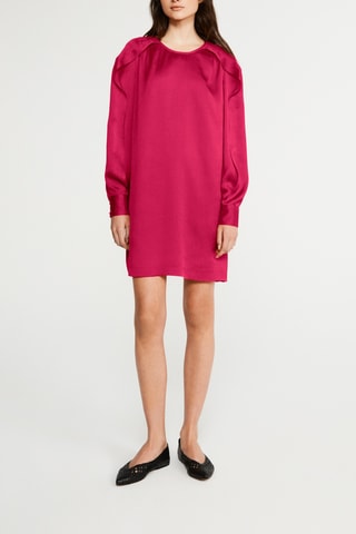 Rechte Jurk Magenta
