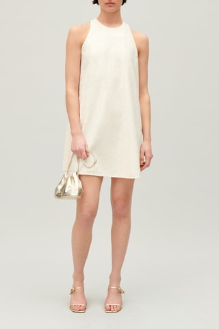 Trapeziumjurk - Ecru
