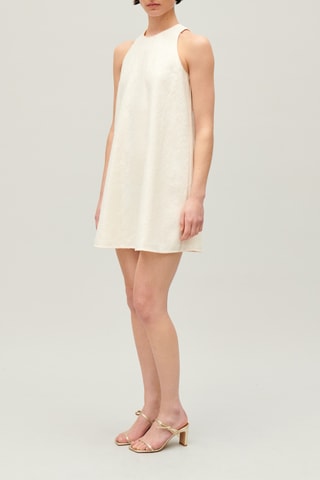 Trapeziumjurk - Ecru