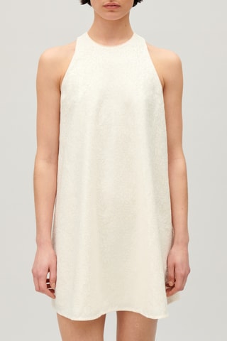 Trapeziumjurk - Ecru