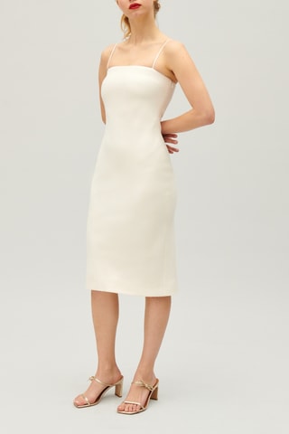 Nauwaansluitende Jurk - Ecru