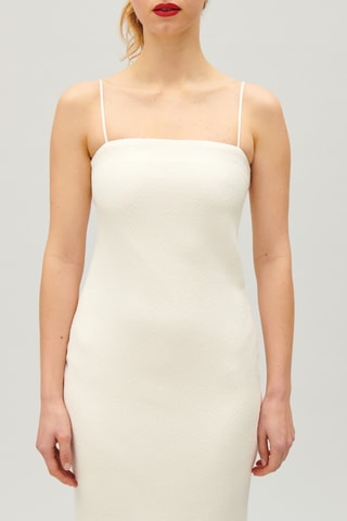 Nauwaansluitende Jurk - Ecru