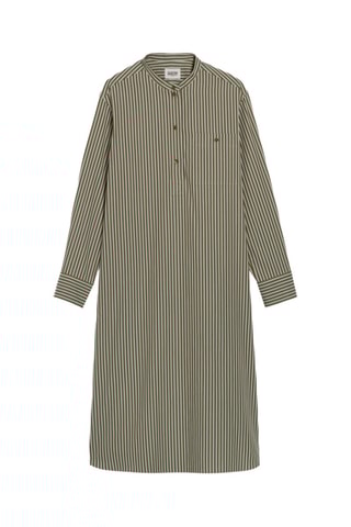 Rechte Jurk - Groen en Ecru