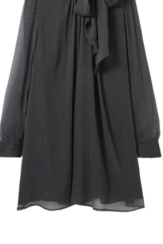 Trapezium Jurk - Marineblauw