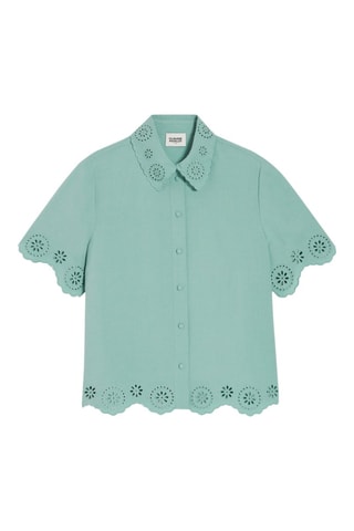 Blouse - Zeegroen