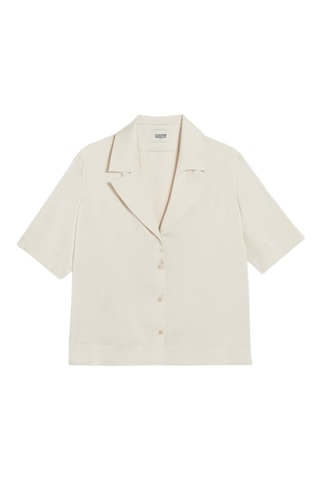 Satijnen Blouse - Ecru