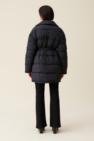 Gewatteerde Jas - Zwart