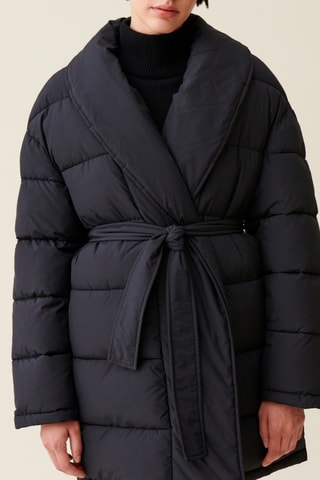Gewatteerde Jas - Zwart