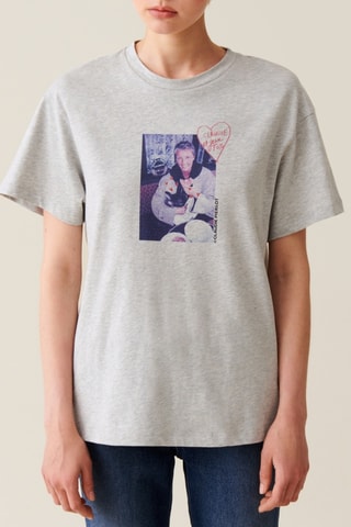 T-shirt - Gemêleerd Grijs