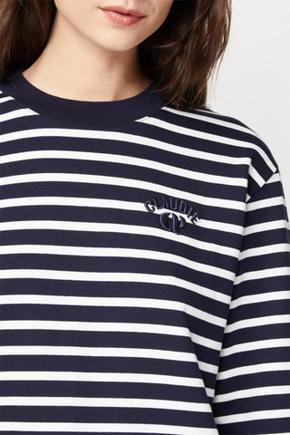 Sweater Marineblauw en Wit