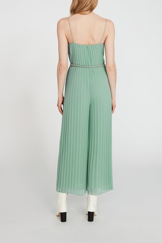 Geplooide Jumpsuit Zeegroen