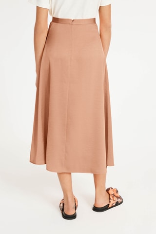 Midirok Hoge Taille Perzikkleurig