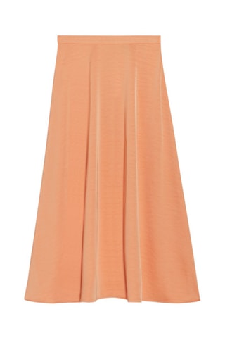 Midirok Hoge Taille Perzikkleurig