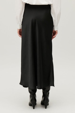 Lange Rok Hoge Taille - Zwart