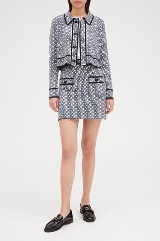 Minirok - Wit en Blauw