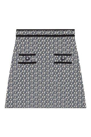 Minirok - Wit en Blauw