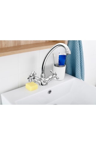 Mitigeur pour lavabo avec bec tube haut orientable Beverley