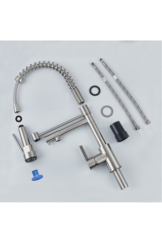 Mitigeur pour évier avec bec mobile et douchette flexible Stoli