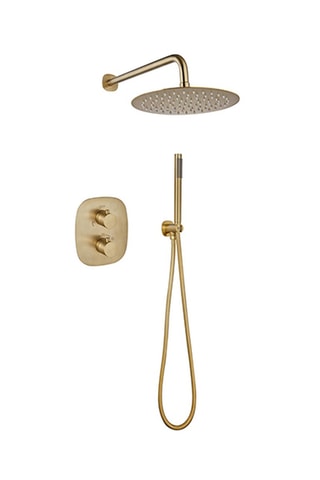 Colonne de douche encastrée thermostatique Wall