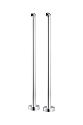 2 colonnes pour robinetterie par le sol