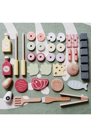 Barbecue Grill TechKidz - En bois - Avec accessoires