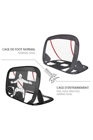 Cage de foot De Faugères - Pliable - 120 x 90 cm