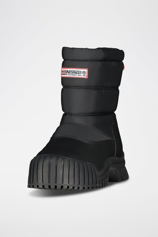 Après-ski en cuir Opluie - Noir