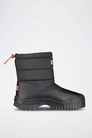 Après-ski en cuir Opluie - Noir