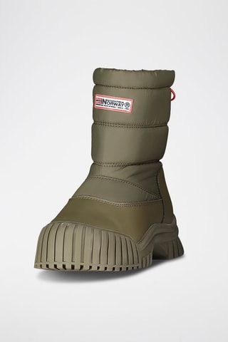 Après-ski en cuir Opluie - Kaki