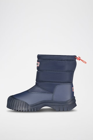 Après-ski en cuir Opluie - Bleu marine