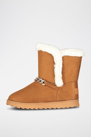 Bottines fourrées Oseille - Camel