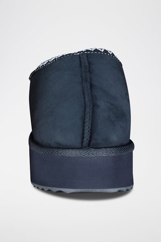 Low boots plateformes One - Bleu marine