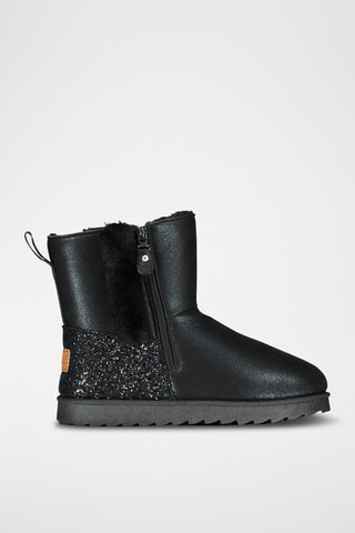 Bottines fourrées Oglitter - Noir