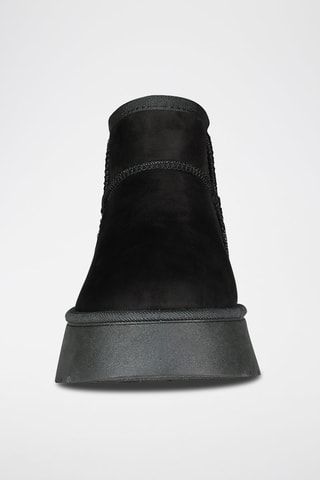 Bottines fourrées plateformes Ottia - Noir