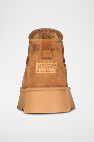 Bottines fourrées plateformes Ottia - Camel