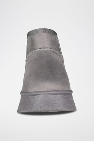 Bottines fourrées plateformes Ottia - Gris