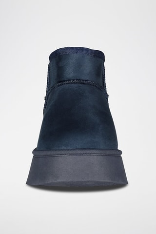 Bottines fourrées plateformes Ottia - Bleu marine