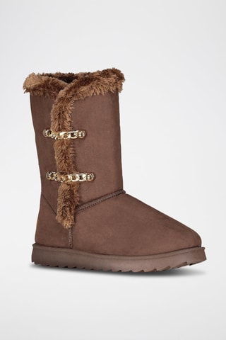 Bottines fourrées Ovassion - Marron