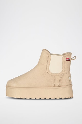 Bottines fourrées plateformes Odysse - Beige